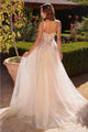 Andrea & Leo White/Flowers Wedding Dress Long Bridal Gown A1288 - Dresses