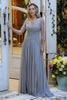 Applique 3/4 Sleeve A-line Gown by Elizabeth K GL3572 - Long Formal Dresses