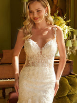 Applique Mermaid Bridal Gown by GLS Gloria GL3601