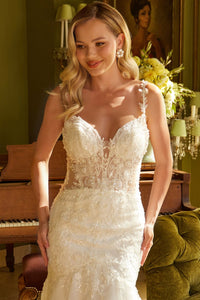 Applique Mermaid Bridal Gown by GLS Gloria GL3601 - Long Formal Dresses