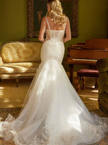Applique Mermaid Bridal Gown by GLS Gloria GL3601