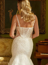 Applique Mermaid Bridal Gown by GLS Gloria GL3601