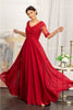 Applique Mid-Sleeve Chiffon Gown by Elizabeth K GL1982 - Long Formal Dresses