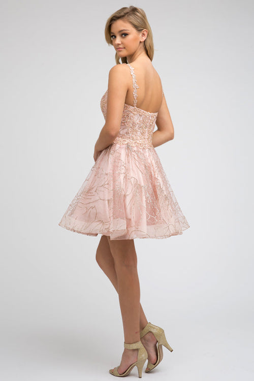 Juliet Blush Short Cocktail Dresses