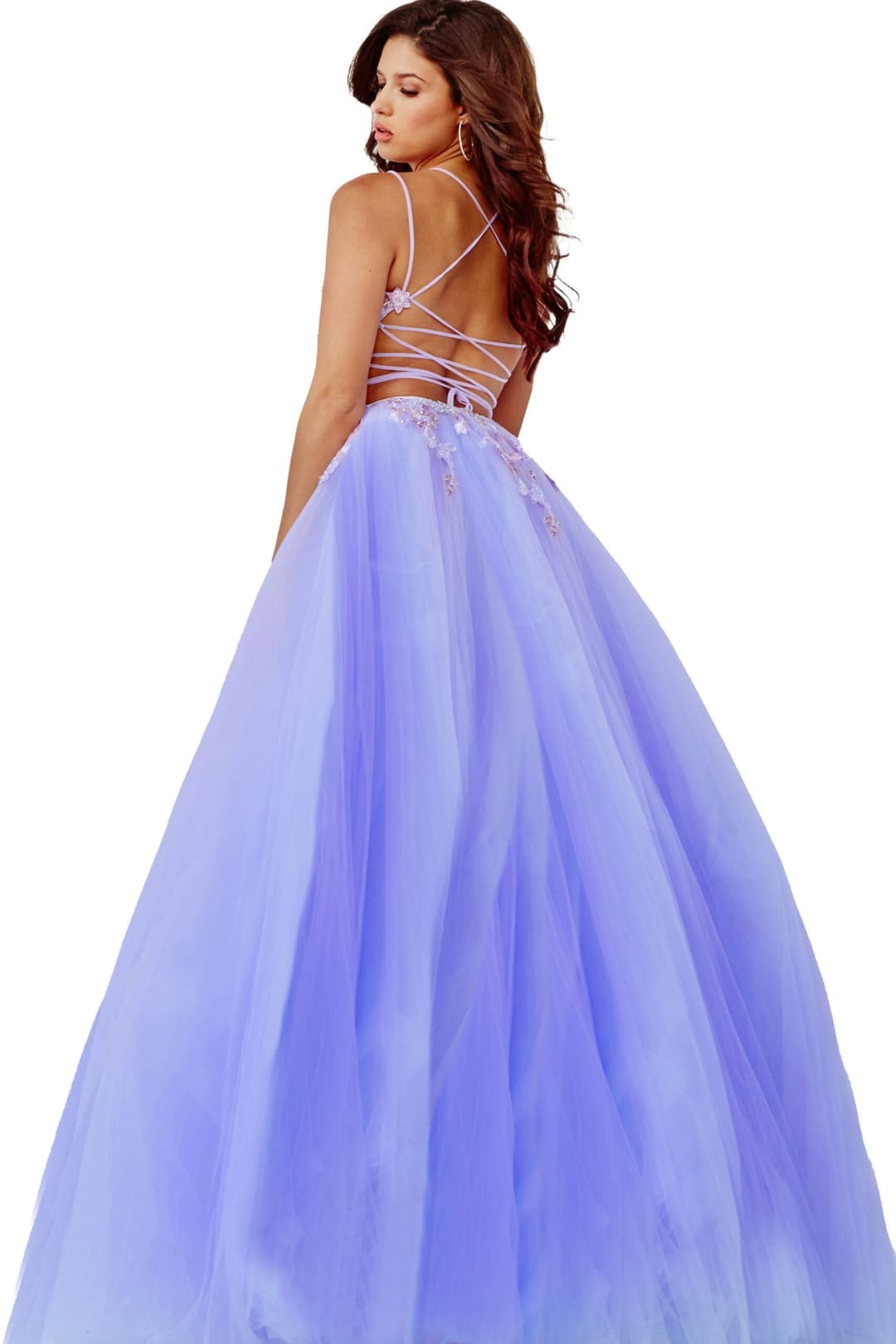 Applique Sleeveless A-line Gown by Jovani 06207 - Long Formal Dresses