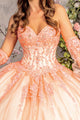 Applique Strapless Bell Sleeve Ball Gown by GLS Gloria GL3235 - Quinceanera Dresses