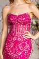 Applique Strapless Tiered Mermaid Dress by GLS Gloria GL3216 - Long Formal Dresses
