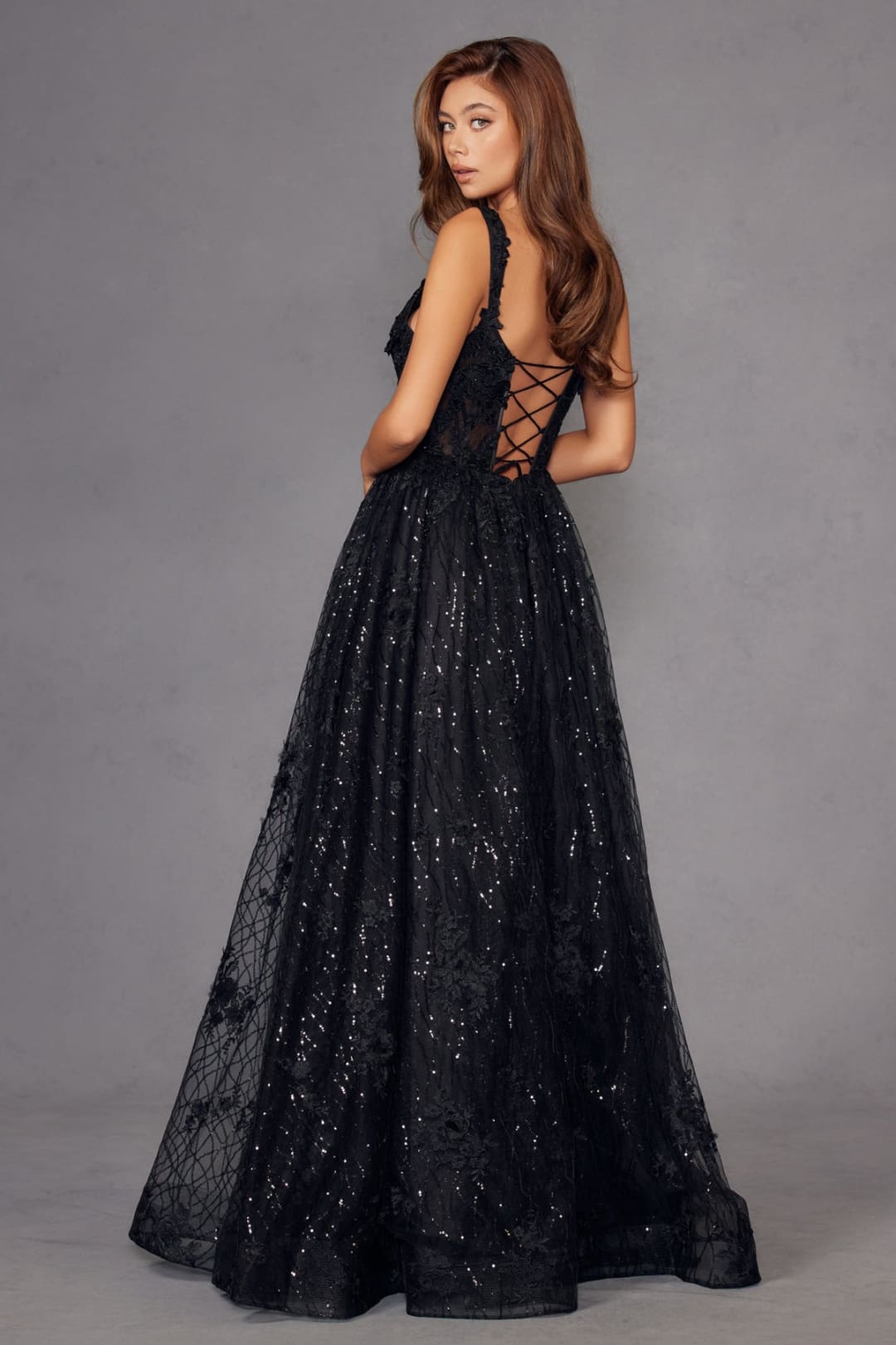 Applique Sweetheart A-line Gown by Juliet JT2495A - Long Formal Dresses