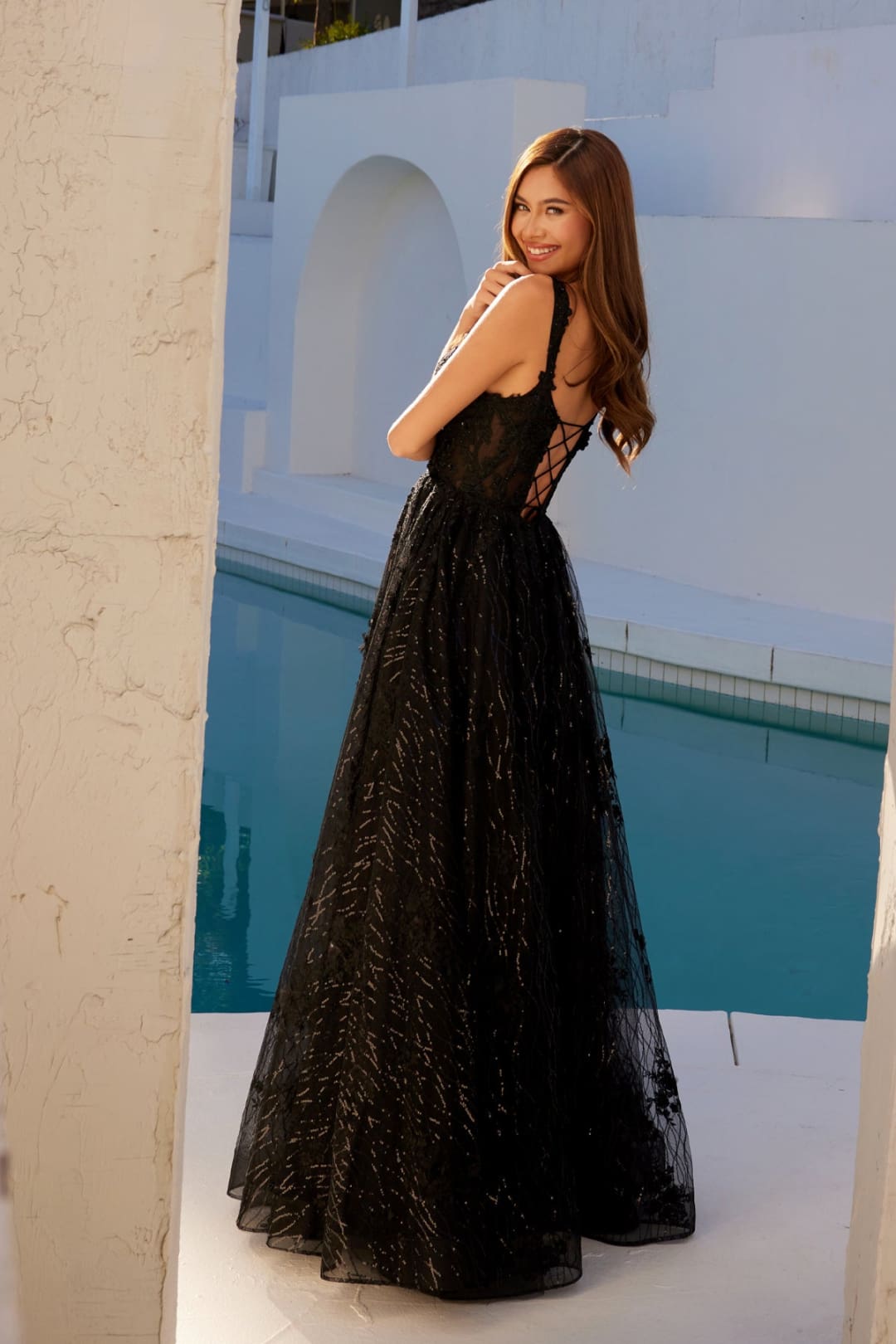 Applique Sweetheart A-line Gown by Juliet JT2495A - Long Formal Dresses