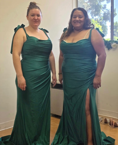 Plus Size Dress Long Simple Stretchy Evening Gown