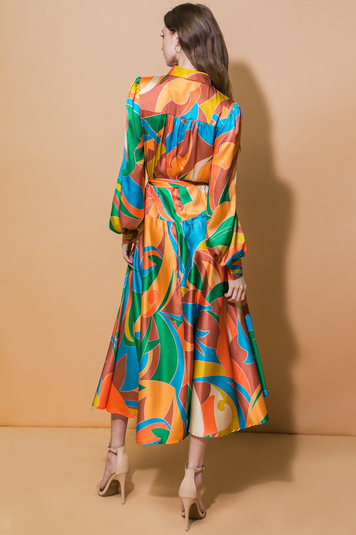 Flying Tomato BLUE FUCHSIA DRESSES