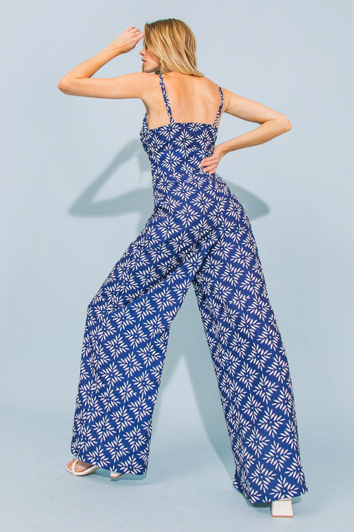 Flying Tomato NAVY JUMPSUIT