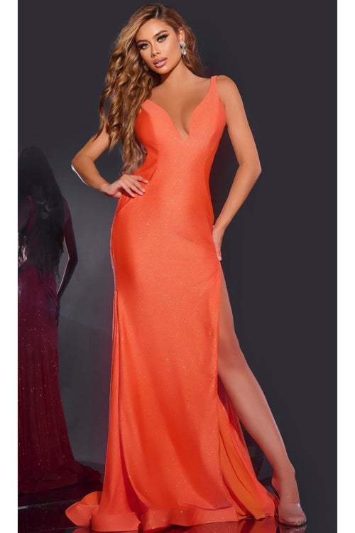 Backless Long Glitter Prom Dress: Jovani 43573 - Apparel & Accessories > Clothing > Dresses