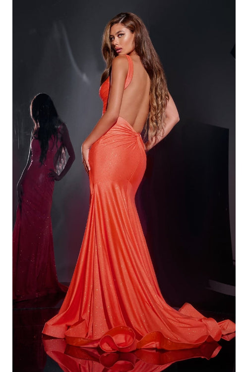 Backless Long Glitter Prom Dress: Jovani 43573 - Apparel & Accessories > Clothing > Dresses