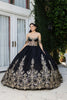 Ball Dance Gown Detachable Sleeves Sweet 16 Dress By Layla K Lk267 - Dress