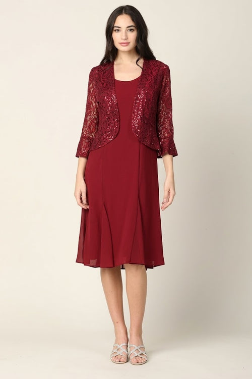 Eva USA Mauve Mother of the Bride Dress