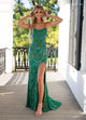 Rachel Allan 70002 Bead Print Sleeveless Slit Gown