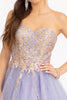 Beaded Bodice Short Strapless Dress by Elizabeth K GS1980 - Short Cocktail Dresses