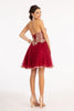 Beaded Bodice Short Strapless Dress by Elizabeth K GS1980 - Short Cocktail Dresses