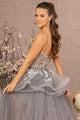 Beaded Embroidered Overskirt Gown by GLS Gloria GL3158 - Long Formal Dresses