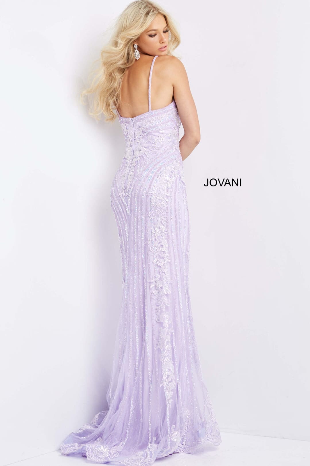 Beaded Fitted Sleeveless Gown by Jovani 05752 - Long Formal Dresses