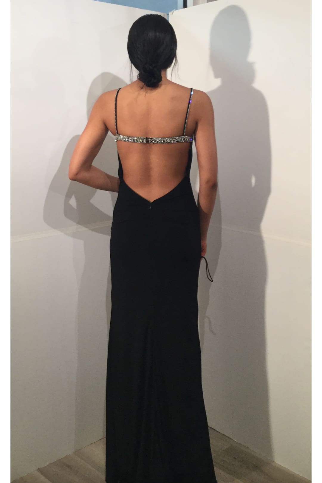 Beaded Fitted Sleeveless Slit Gown by Jovani 42960 - Long Formal Dresses