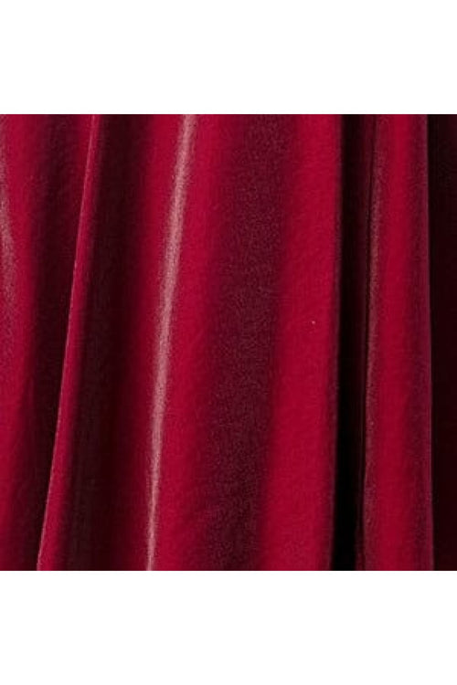 Beaded Illusion Ball Gown with Layered Skirt by Elizabeth K GL2513 - XS / Burgundy - Quinceanera Dresses