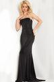 Beaded Jersey Sleeveless Gown by Jovani 37092 - 00 / Black - Long Formal Dresses