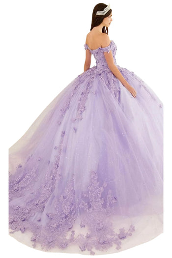 Beaded Off-Shoulder Ballgown 2025 Elegant Formal Dress - Prom