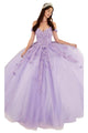 Beaded Off-Shoulder Ballgown 2025 Elegant Formal Dress - Lavender / XXS - Prom