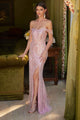 Beaded Off Shoulder Gown by GLS Gloria GL3594 - XS / Rose Gold - Long Formal Dresses