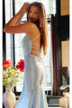 Beaded Satin Fitted Sleeveless Gown by Jovani 23010 - Long Formal Dresses