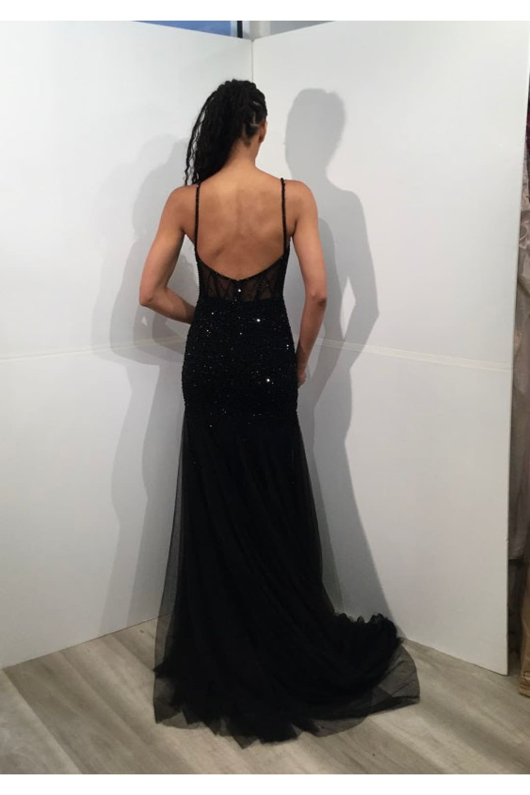 Beaded Sheer Fitted Sleeveless Gown by Jovani 37202 - Long Formal Dresses