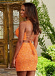 Rachel Allan 40254 Beaded Short 2-Piece Sequin Dress