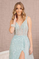 Beaded Sleeveless Overskirt Gown by GLS Gloria GL3119 - Long Formal Dresses