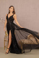 Beaded Sleeveless Overskirt Gown by GLS Gloria GL3119 - Long Formal Dresses
