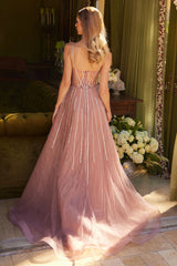Beaded Sleeveless Overskirt Gown by GLS Gloria GL3617 - Long Formal Dresses