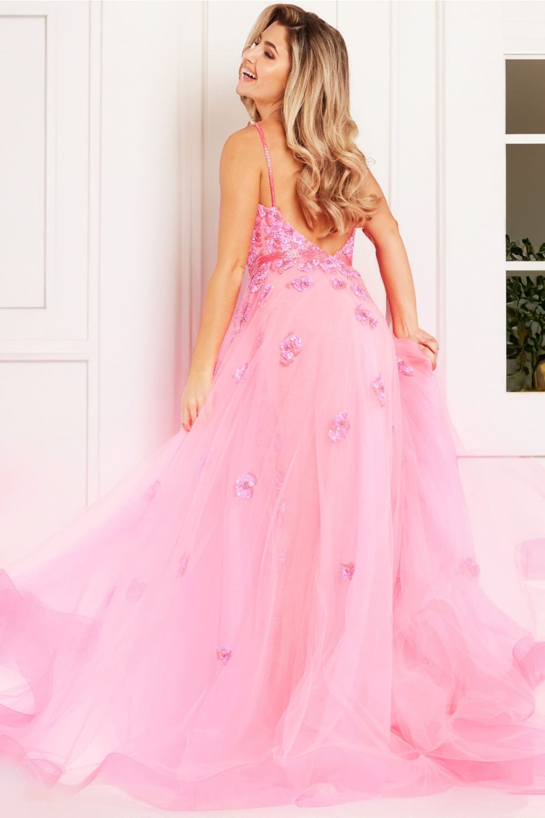 Beaded Sleeveless Overskirt Gown by Jovani 62929 - Long Formal Dresses