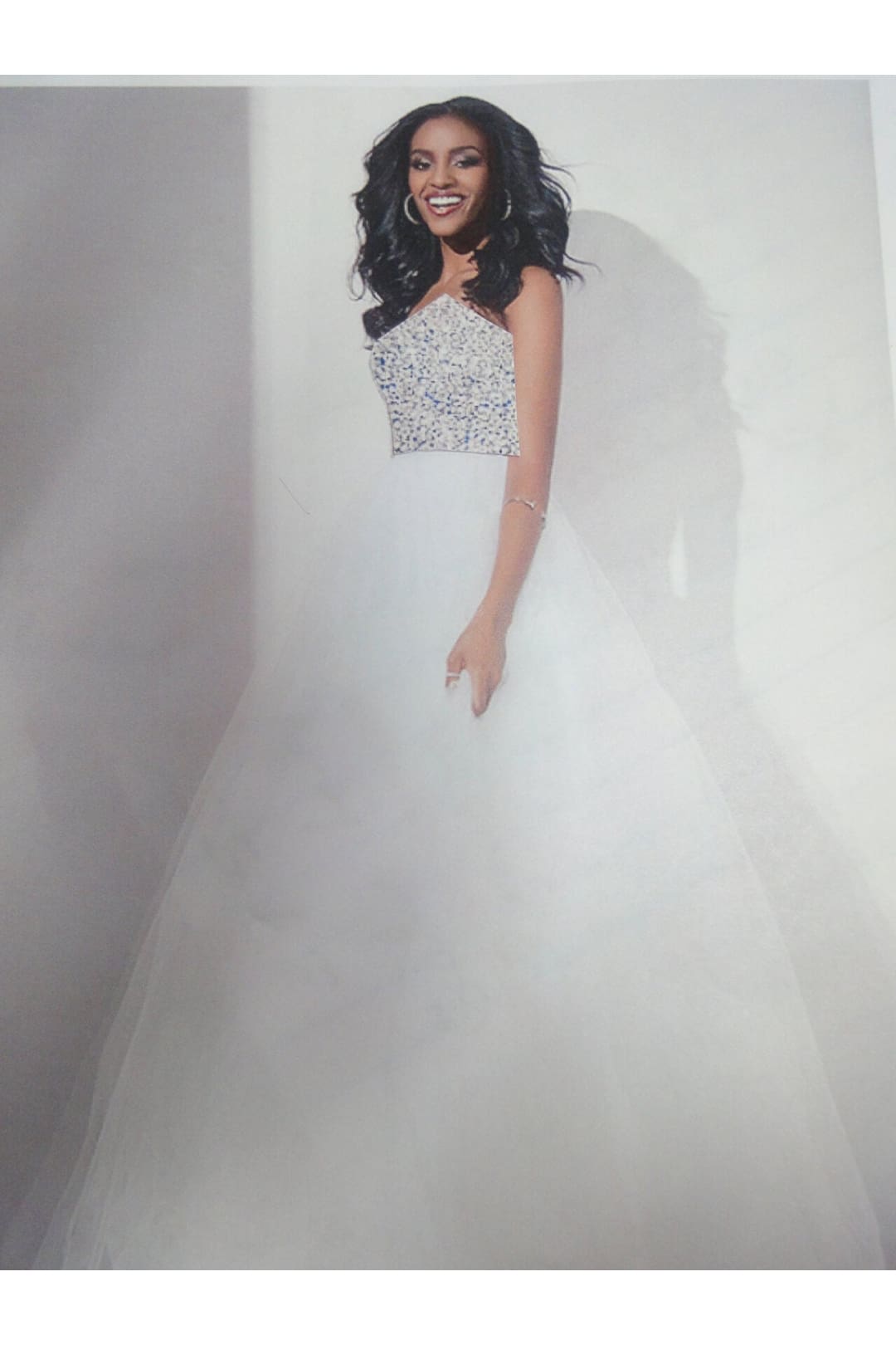 Beaded Strapless A-line Gown by Jovani 52131 - 00 / White - Long Formal Dresses