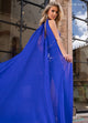 Rachel Allan 50305 Beaded Strapless Cape Jumpsuit