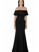 Black Christmas & Holiday Dress in Jersey by POLY USA 8146