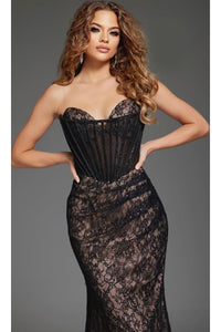 Black Lace Prom Dress: Jovani 44609 - Prom