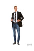 Black Zegarie Suit Separates Solid Dinner Jacket For Men MJ346-01 - Black / 34R / MJ346-01 - Suit-separates
