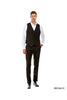 Black Zegarie Suit Separates Solid Men’s Vests For Men MV346-01 - Black / 34 / MV346-01 - Suit-separates