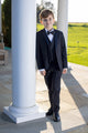 "Kingston" 5-Piece Kids Tuxedo Set in Onyx Black