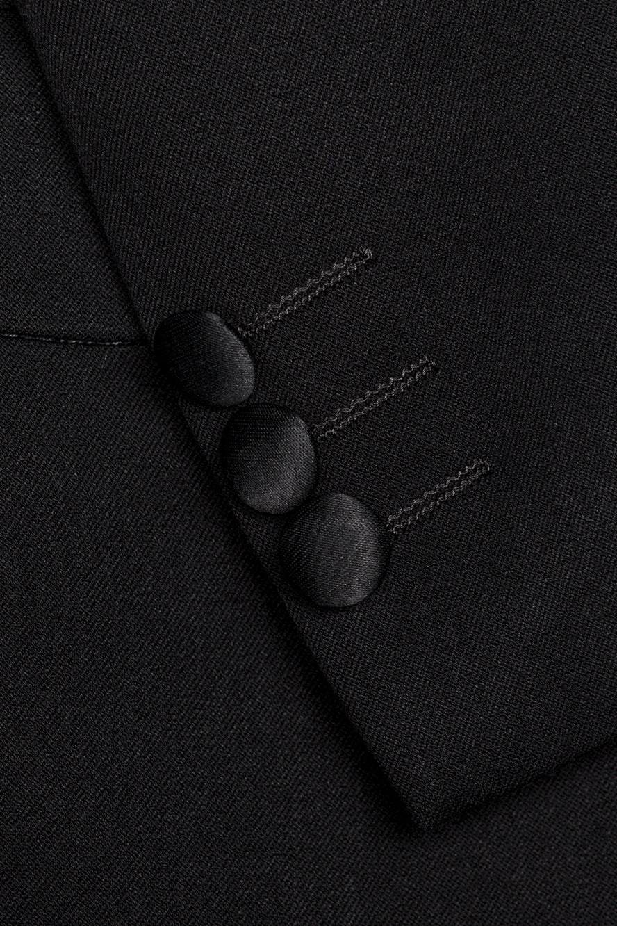 "Kingston" 5-Piece Kids Tuxedo Set in Onyx Black