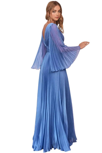 Blue Bridesmaid Dresses 2025 Inexpensive Formal Gown - Prom