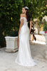 Bridal Dress Sleeveless Ruched High Slit Gown By Royal Queen RQ8183 - Dress