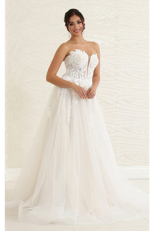 Bridal Dress Sweetheart A-Line Wedding Gown By Royal Queen RQ8131 - Dress