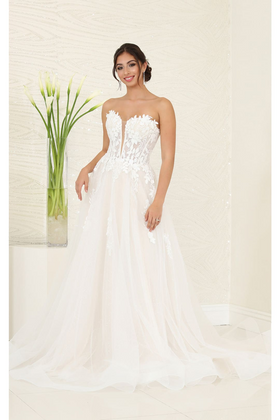 Bridal Dress Sweetheart A-Line Wedding Gown By Royal Queen RQ8131